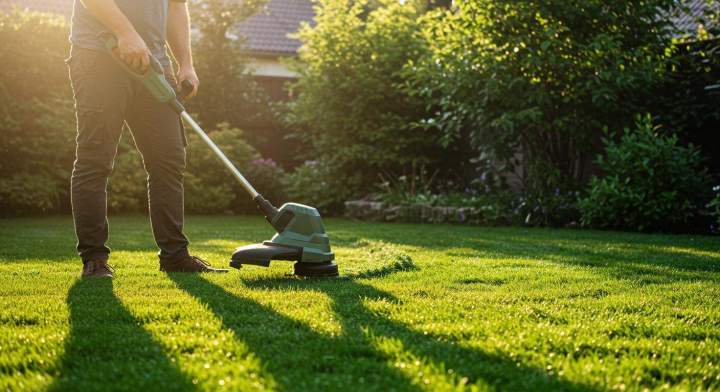 tonte de pelouse